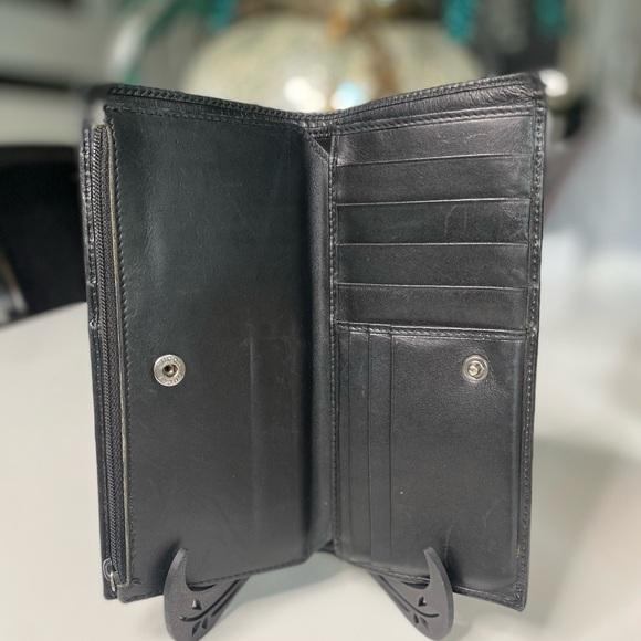 Gucci black  Monogram Wallet - Picture 3 of 7